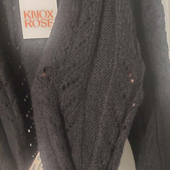 Nwt Knox Rose belted cardigan size small - Picture 8 of 9